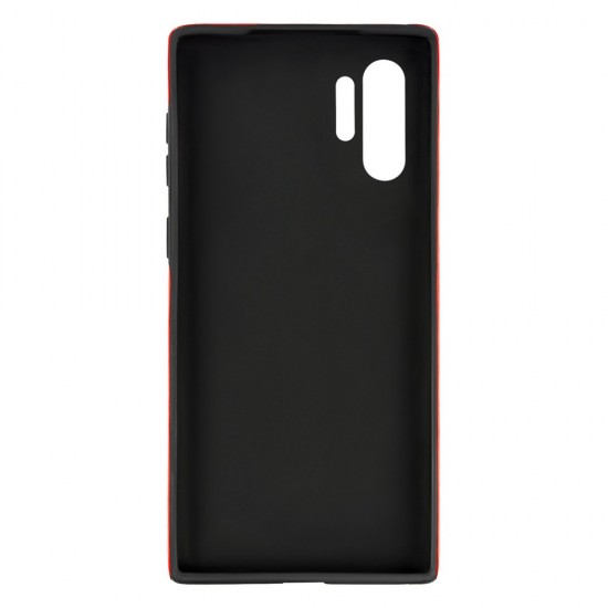 Samsung Note 10 Plus Leather Case Red 