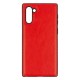 Samsung Note 10 Leather Case Red 