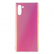 Samsung Note 10 Silicone + PC Case Mirror Purple