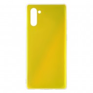 Samsung Note 10 Silicone + PC Case Mirror Yellow