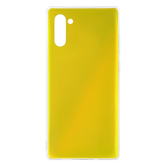 Samsung Note 10 Silicone + PC Case Mirror Yellow Samsung Note 10 Silicone + PC Case Mirror Yellow