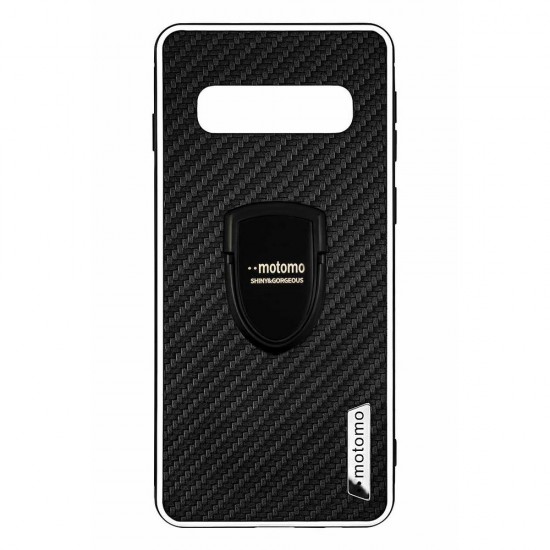 Samsung S10 Plus Motomo Ring Case Black 