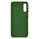 Samsung A50/A30s Silicone Case Soft Touch with Microfiber Green 