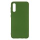 Samsung A50/A30s Silicone Case Soft Touch with Microfiber Green 