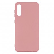 Samsung A50/A30s Silicone Case Soft Touch with Microfiber Pink 