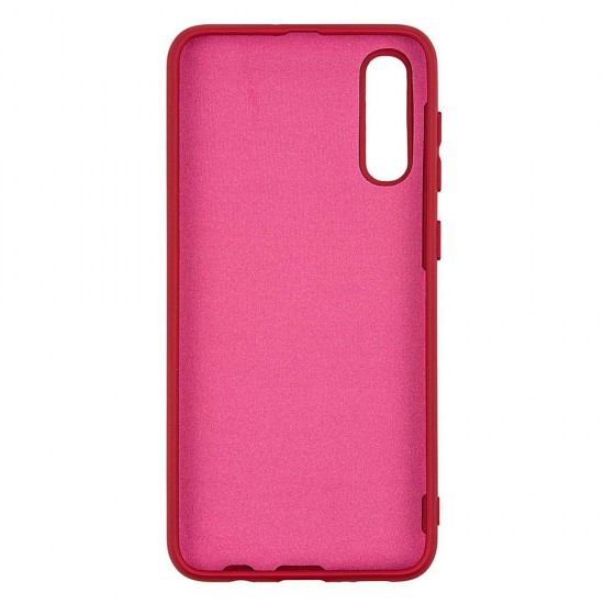 Samsung A50/A30s Silicone Case Soft Touch with Microfiber Red 