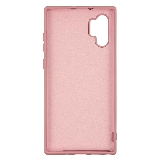 Samsung Note10 Plus Silicone Case Soft Touch with Microfiber Pink 