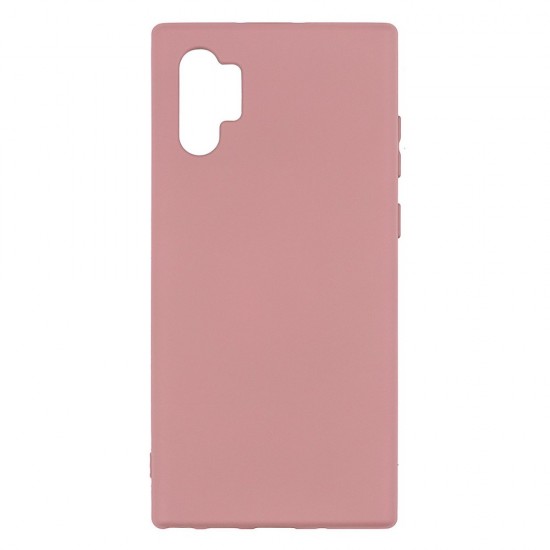Samsung Note10 Plus Silicone Case Soft Touch with Microfiber Pink 