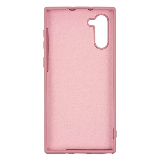 Samsung Note10 Silicone Case Soft Touch with Microfiber Pink 