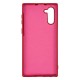 Samsung Note10 Silicone Case Soft Touch with Microfiber Red 