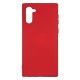Samsung Note10 Silicone Case Soft Touch with Microfiber Red 