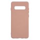 Samsung S10 Plus Silicone Case Soft Touch with Microfiber Pink Sand 