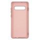 Samsung S10 Silicone Case Soft Touch with Microfiber Pink Sand 