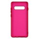 Samsung S10 Silicone Case Soft Touch with Microfiber Red 