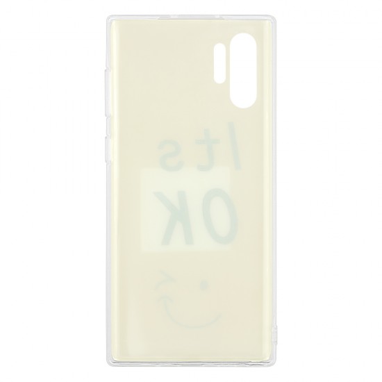 Samsung Note 10 Plus Silicone + PC Case with Picture It's OK 