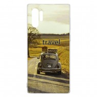 Samsung Note 10 Plus Silicone + PC Case with Picture Travel 