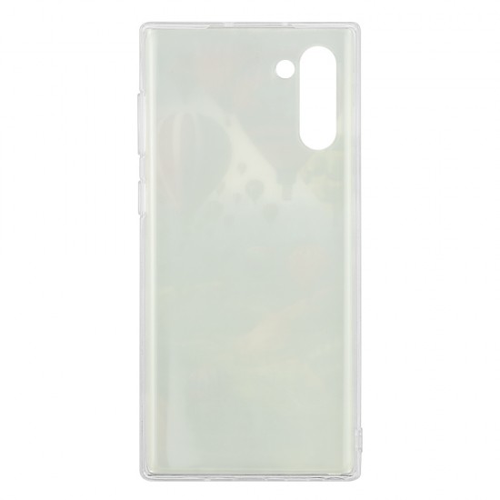 Samsung Note 10 Silicone + PC Case with Picture Balloon 