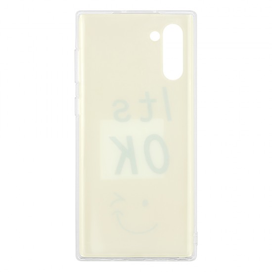 Samsung Note 10 Silicone + PC Case with Picture It's OK 