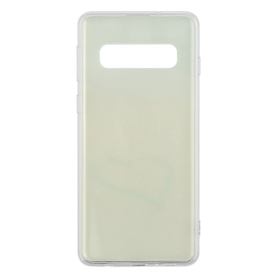 Samsung S10 Plus Silicone + PC Case with Picture Beach 