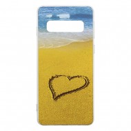 Samsung S10 Plus Silicone + PC Case with Picture Beach 