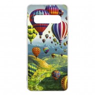 Samsung S10 Plus Silicone + PC Case with Picture Balloon 