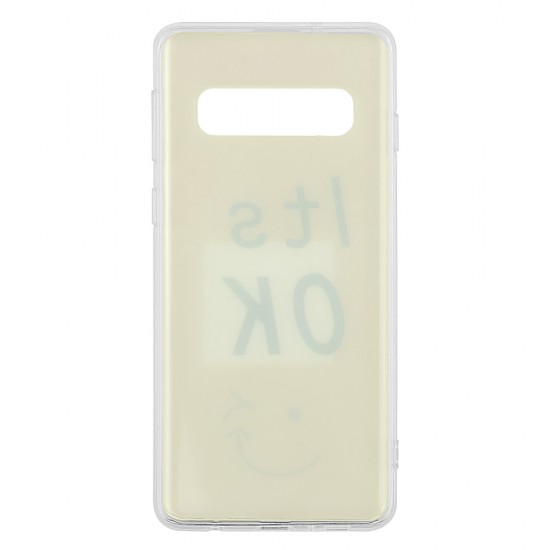 Samsung S10 Plus Silicone + PC Case with Picture It's OK 