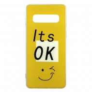 Samsung S10 Plus Silicone + PC Case with Picture It's OK 