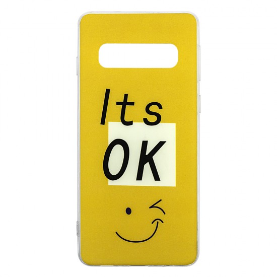 Samsung S10 Plus Silicone + PC Case with Picture It's OK 