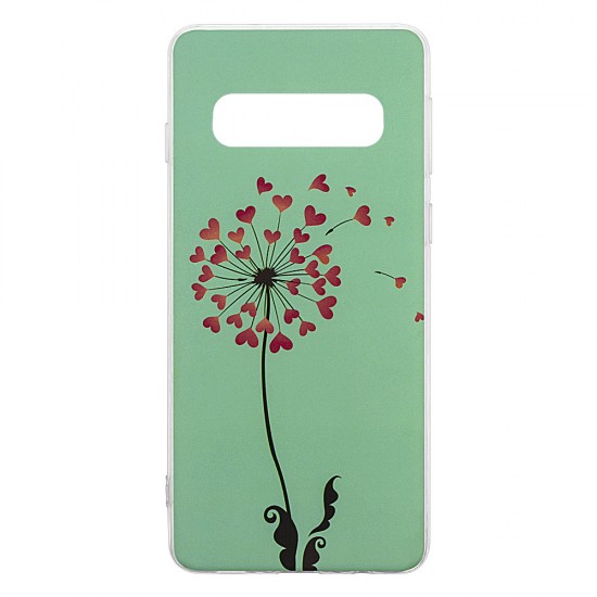 Samsung S10 Plus Silicone + PC Case with Picture Dandelion 
