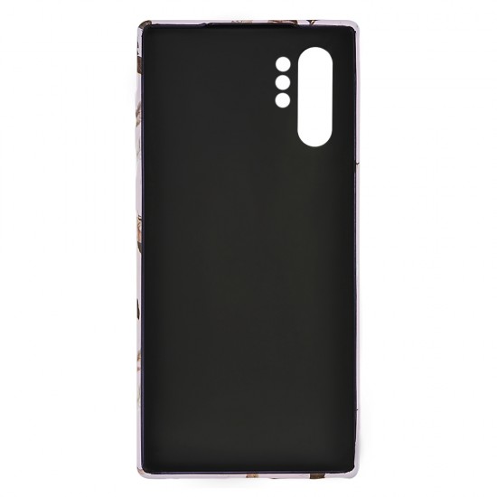 Samsung Note 10 Plus Silicone Case with Picture Pink Feathers 