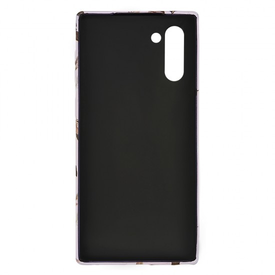 Samsung Note 10 Silicone Case with Picture Pink Feathers 