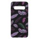 Samsung S10 Silicone Case with Picture Black Feathers 