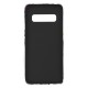 Samsung S10 Plus Silicone Case with Picture White Leaves 