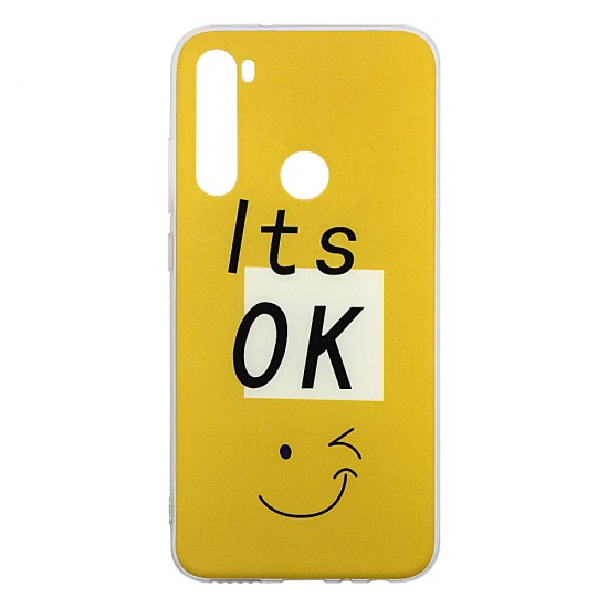 Xiaomi Redmi Note 8 Silicone + PC Case with Picture It's OK 