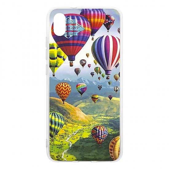 Xiaomi Redmi 7A Silicone + PC Case with Picture Balloon Xiaomi Redmi 7A Silicone + PC Case with Picture Balloon