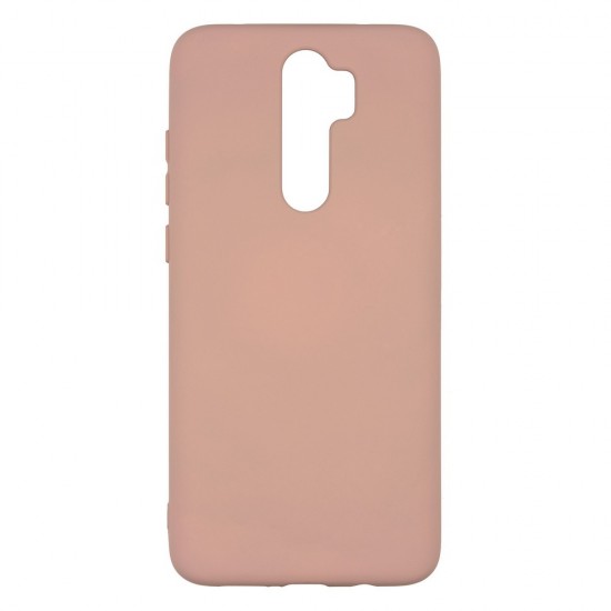 Xiaomi Redmi Note 8 Pro Silicone Case Soft Touch with Microfiber Pink Sand 