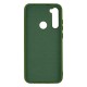 Xiaomi Redmi Note 8 Silicone Case Soft Touch with Microfiber Green 