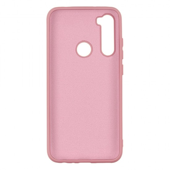 Xiaomi Redmi Note 8 Silicone Case Soft Touch with Microfiber Pink 