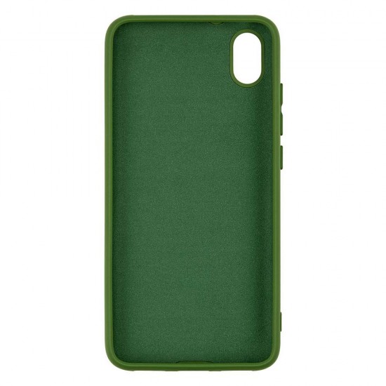 Xiaomi Redmi 7A Silicone Case Soft Touch with Microfiber Green 