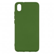 Xiaomi Redmi 7A Silicone Case Soft Touch with Microfiber Green 