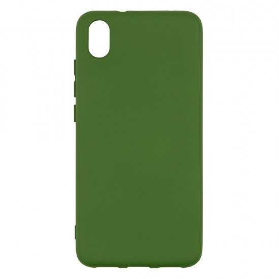 Xiaomi Redmi 7A Silicone Case Soft Touch with Microfiber Green 