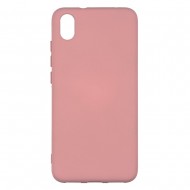 Xiaomi Redmi 7A Silicone Case Soft Touch with Microfiber Pink 