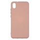 Xiaomi Redmi 7A Silicone Case Soft Touch with Microfiber Pink Sand 