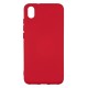 Xiaomi Redmi 7A Silicone Case Soft Touch with Microfiber Red 