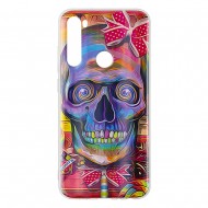 Xiaomi Redmi Note 8 Silicone + PC Case with Picture Skull Girl 