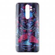 Xiaomi Redmi Note 8 Pro Silicone + PC Case with Picture Wolf 