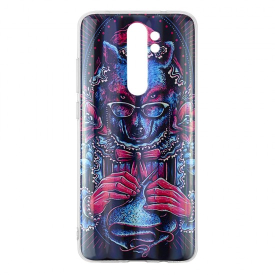 Xiaomi Redmi Note 8 Pro Silicone + PC Case with Picture Wolf Xiaomi Redmi Note 8 Pro Silicone + PC Case with Picture Wolf