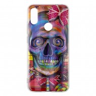 Xiaomi Redmi 7 Silicone + PC Case with Picture Skull Girl 
