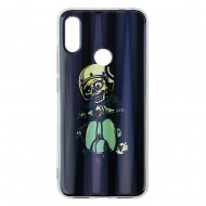 Xiaomi Redmi 7 Silicone + PC Case with Picture Skeleton 