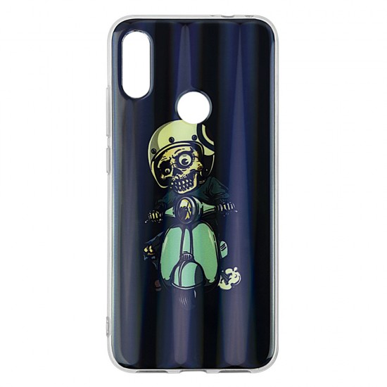 Xiaomi Redmi 7 Silicone + PC Case with Picture Skeleton Xiaomi Redmi 7 Silicone + PC Case with Picture Skeleton